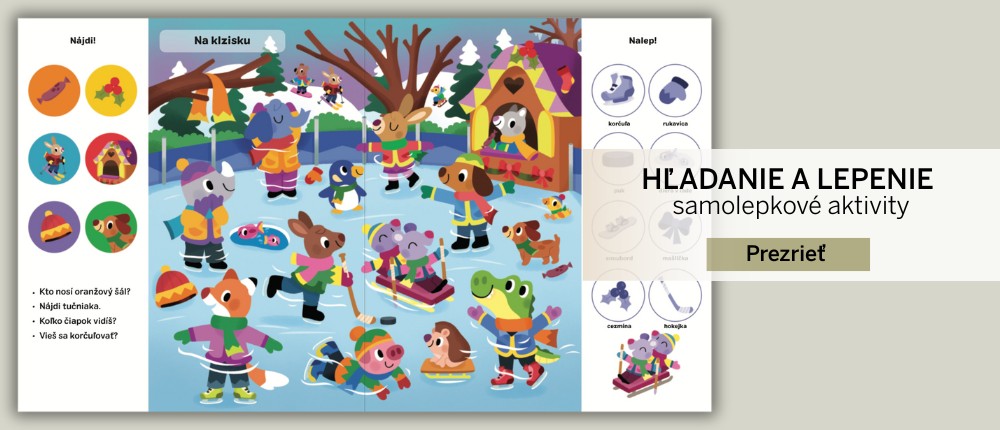 101 vecí na hľadanie a nalepovanie Zima